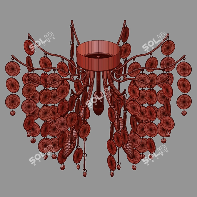 Bogates Smart Bolla Ceiling Chandelier 3D model image 2