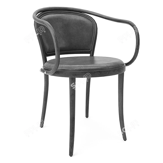 TON 33 Armchair: Stylish, Comfortable, & Modern 3D model image 2