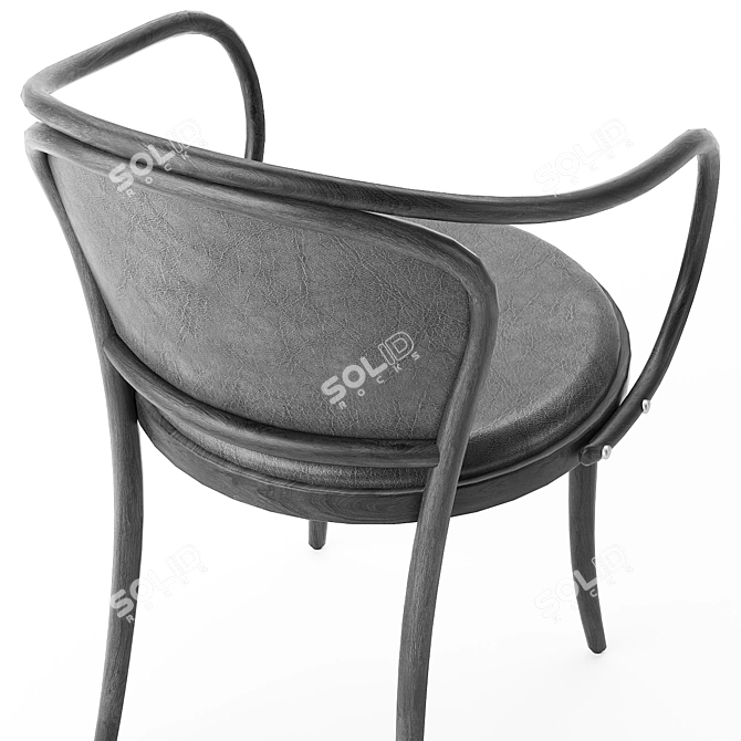 TON 33 Armchair: Stylish, Comfortable, & Modern 3D model image 4