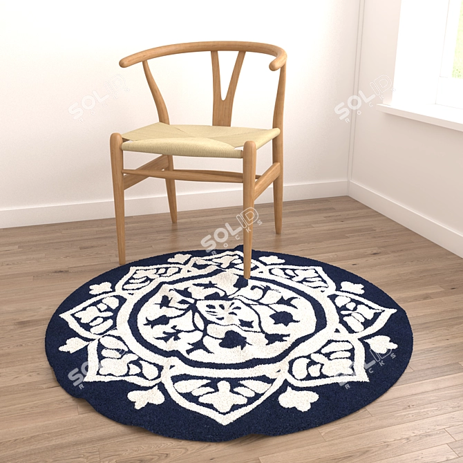 Versatile Set of 8 Rugs for Dynamic Renderings 3D model image 2