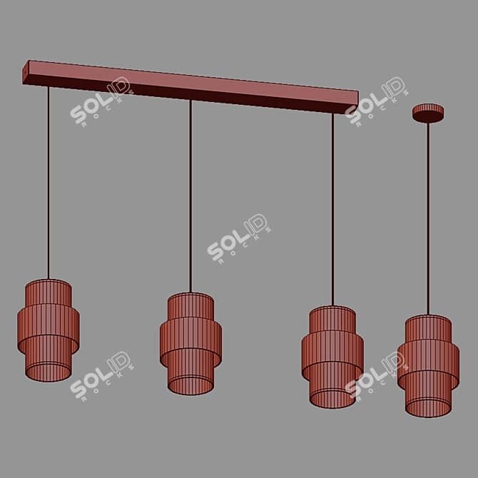 Calisto Pendant Lamp TK Lighting - Modern Illumination 3D model image 2