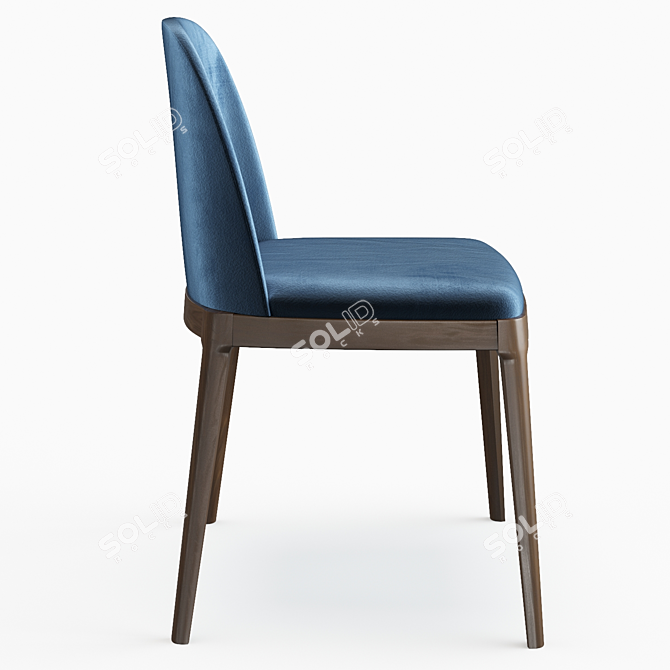 Modern Mercury Row Furness Dining Chair 3D model image 3