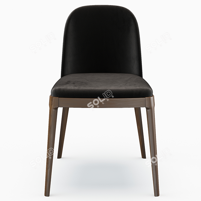 Modern Mercury Row Furness Dining Chair 3D model image 4