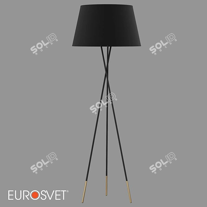 TK Lighting Ivo Floor Lamp - Modern and Stylish 3D model image 1