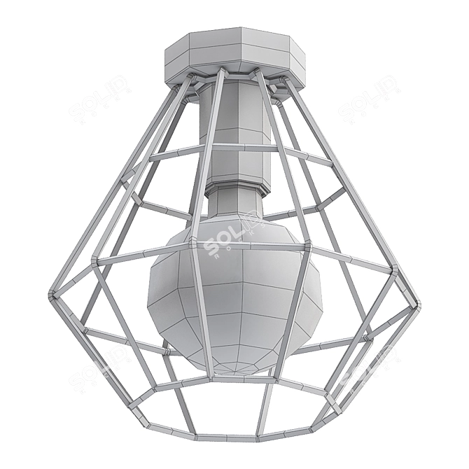 Elegant Vitaluce Chandelier 3D model image 2