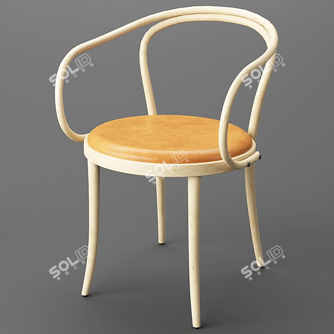 TON 30 Armchair: Classic and Comfortable 3D model image 2