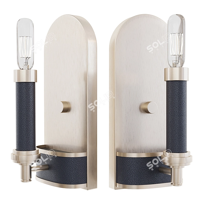 Avenue Modern Wall Sconce 3D model image 1