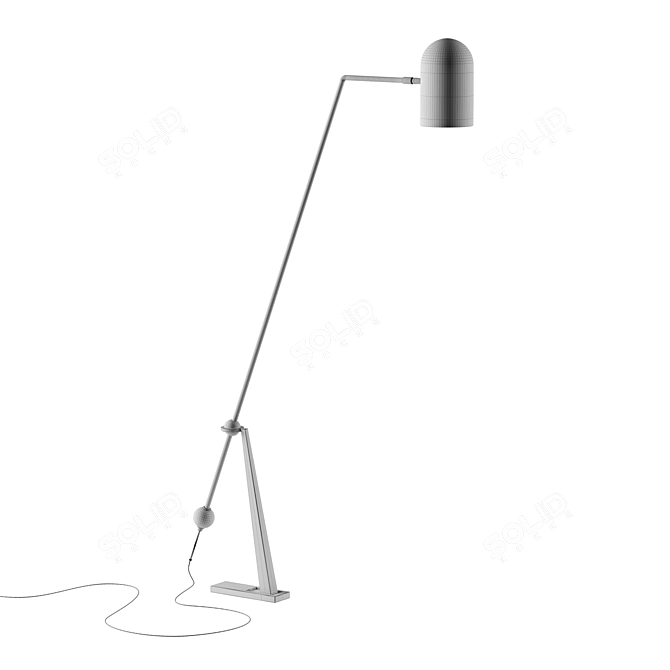 Modern Bert Frank Stasis Floor Lamp 3D model image 6