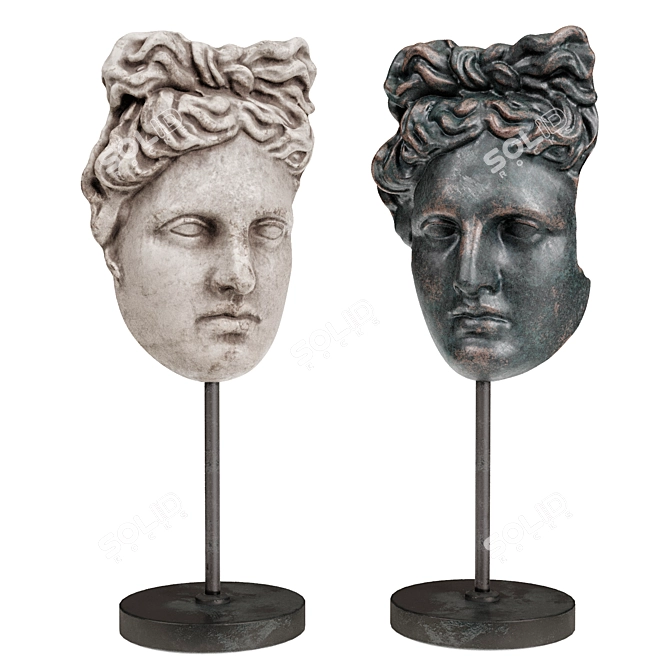 Apollo Belvedere Mythical Mask 3D model image 1