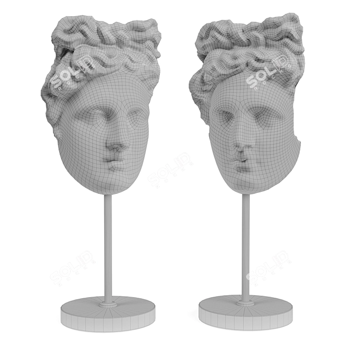 Apollo Belvedere Mythical Mask 3D model image 5