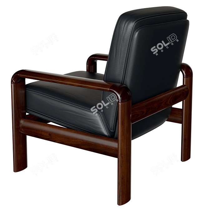 Director's Delight: Dyrlund 8405 Armchair 3D model image 3