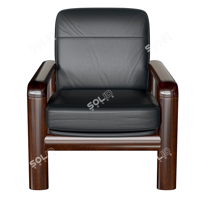 Director's Delight: Dyrlund 8405 Armchair 3D model image 4