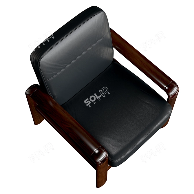 Director's Delight: Dyrlund 8405 Armchair 3D model image 5