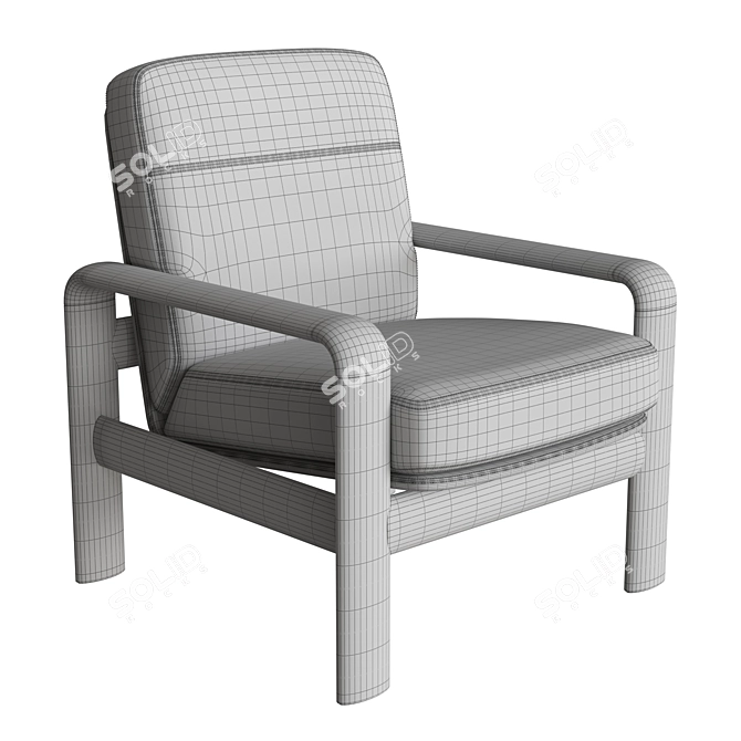 Director's Delight: Dyrlund 8405 Armchair 3D model image 6
