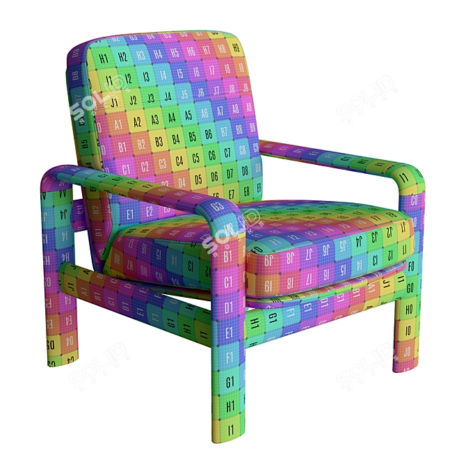 Director's Delight: Dyrlund 8405 Armchair 3D model image 7