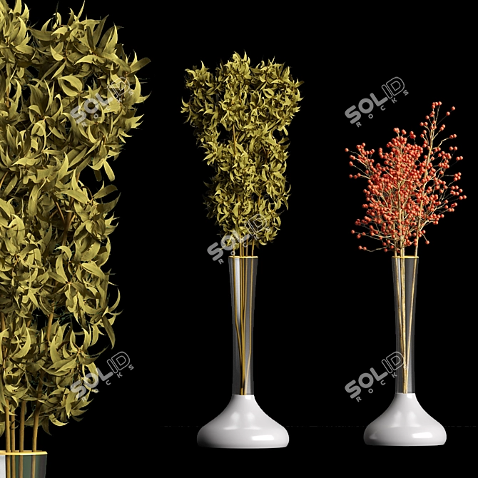 Variety of PBR Indoor Plants! 3D model image 3