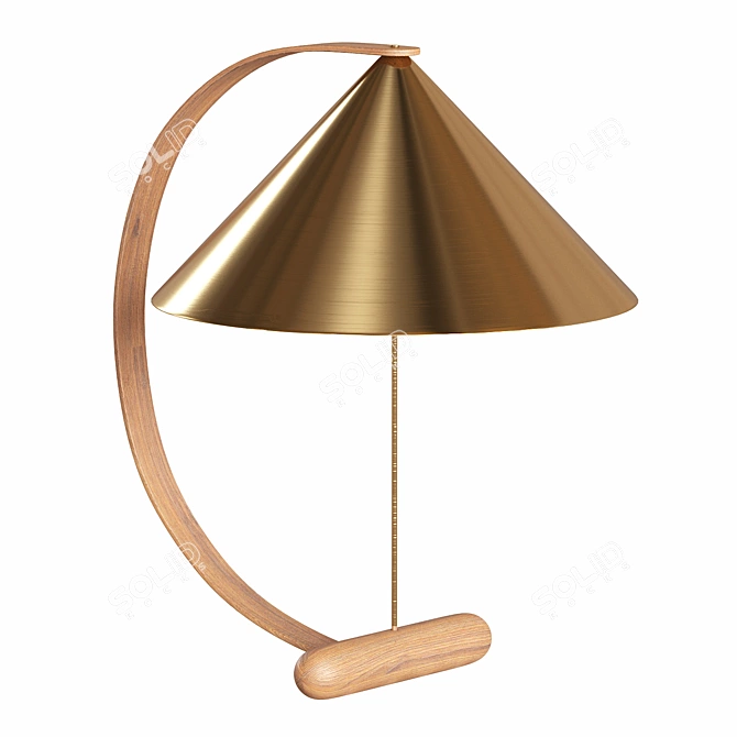 Modern Spenn Lamp: Sleek Design & Versatile Lighting 3D model image 1