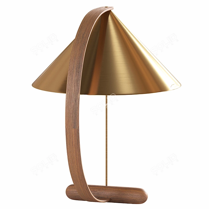 Modern Spenn Lamp: Sleek Design & Versatile Lighting 3D model image 2