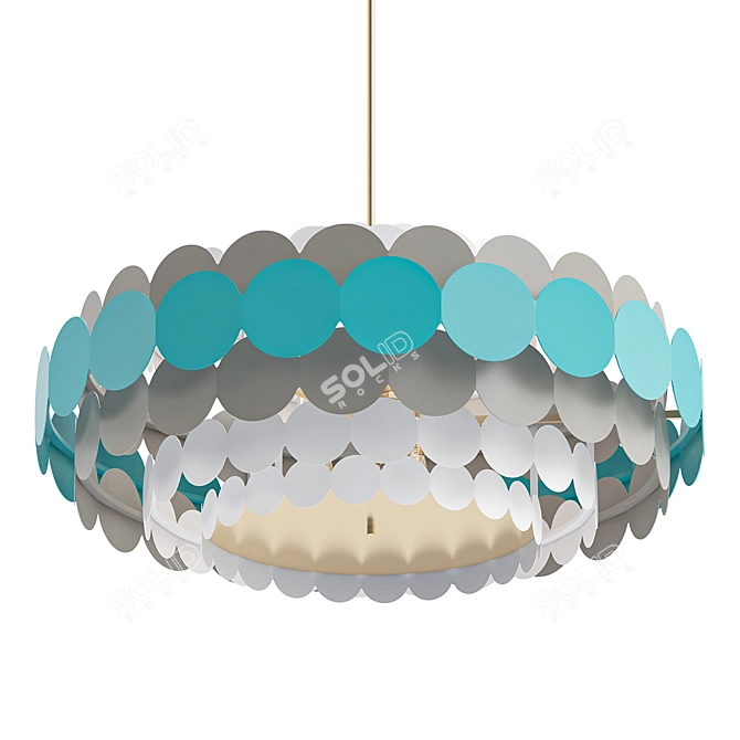 Doria Leuchten Hanging Lamp 3D model image 1