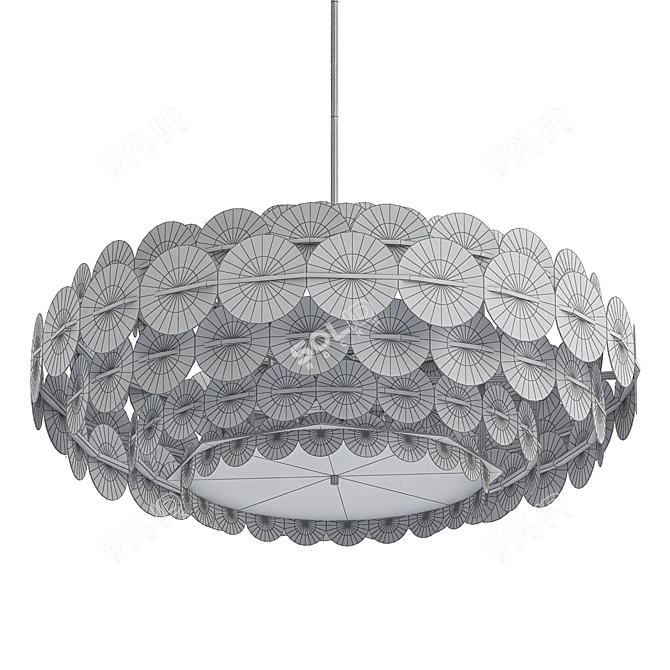 Doria Leuchten Hanging Lamp 3D model image 2