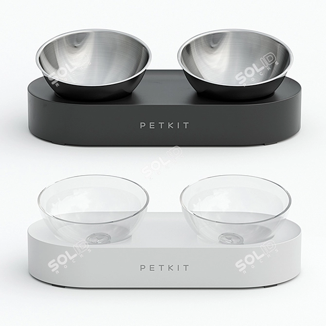 Petkit Fresh Nano: Adjustable Tilt Pet Bowl 3D model image 2