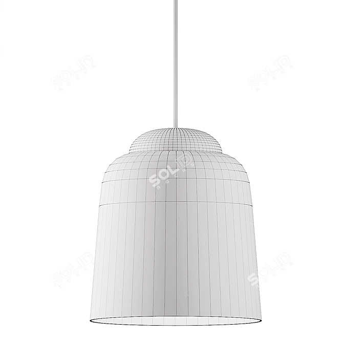 Elegant Teodora Suspension Light 3D model image 7