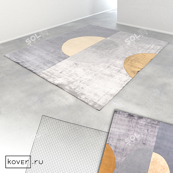 Geometric Art Carpets - Contemporary Style | Kover.ru 3D model image 4