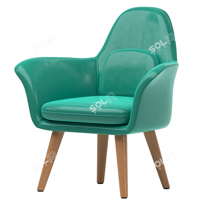 Istanbul Elegance Chair 3D model image 1