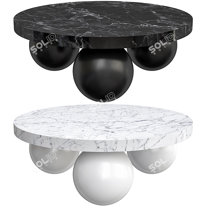 Minimalist Coffee Table 3D model image 1