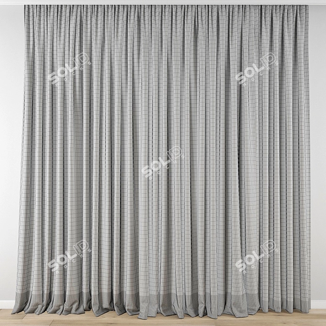 Poly Curtain Bundle 3D model image 4