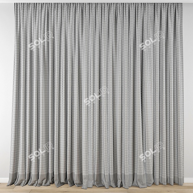 Poly Curtain Bundle 3D model image 7
