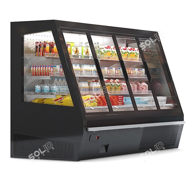 HitLine Refrigerated Display Case 3D model image 5