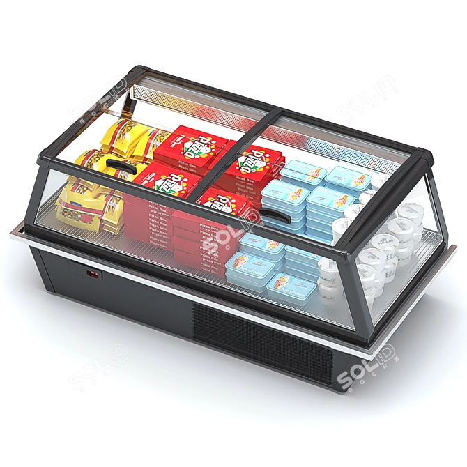 HitLine Refrigerated Display Case 3D model image 1