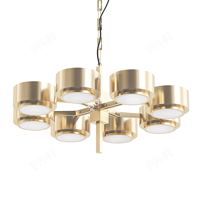 Elegant Stellar Lamp 3D model image 1