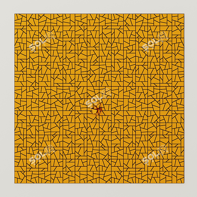 Smooth Pavetile | Textured Angle Splinter 3D model image 5