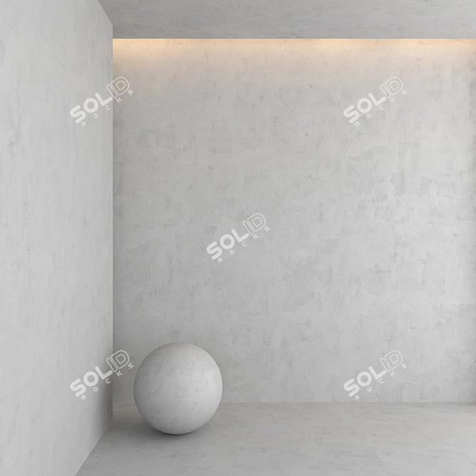 High-Quality Decorative Plaster 3D model image 1