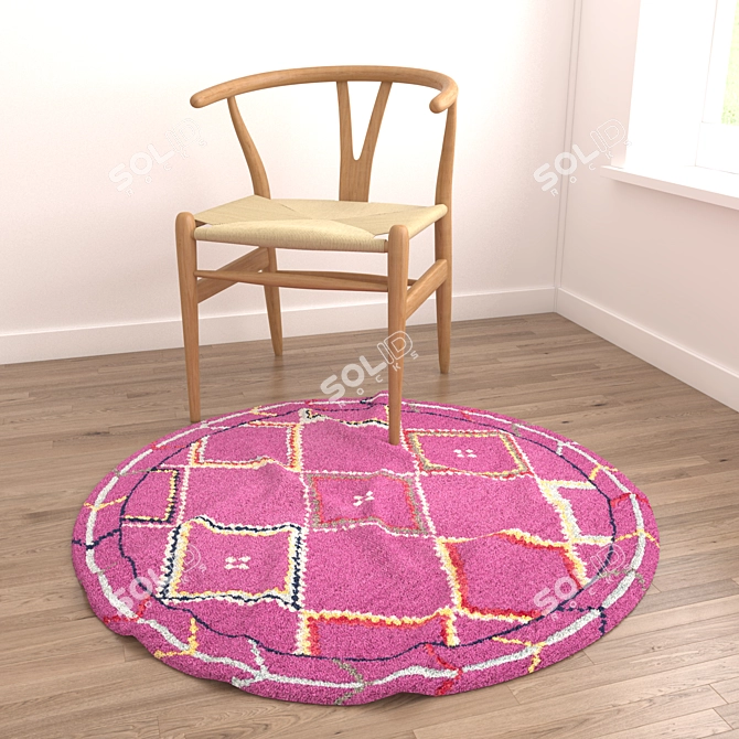 Title: Round Rugs Set - Versatile 3D Models 3D model image 6