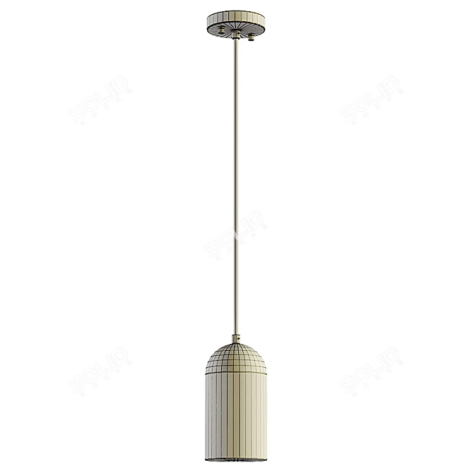 Elegant Henni Pendant Lamp 3D model image 3