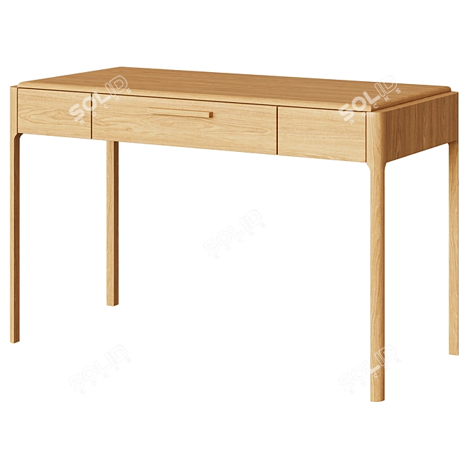 Pisa Writing Desk - Sleek and Functional 3D model image 1