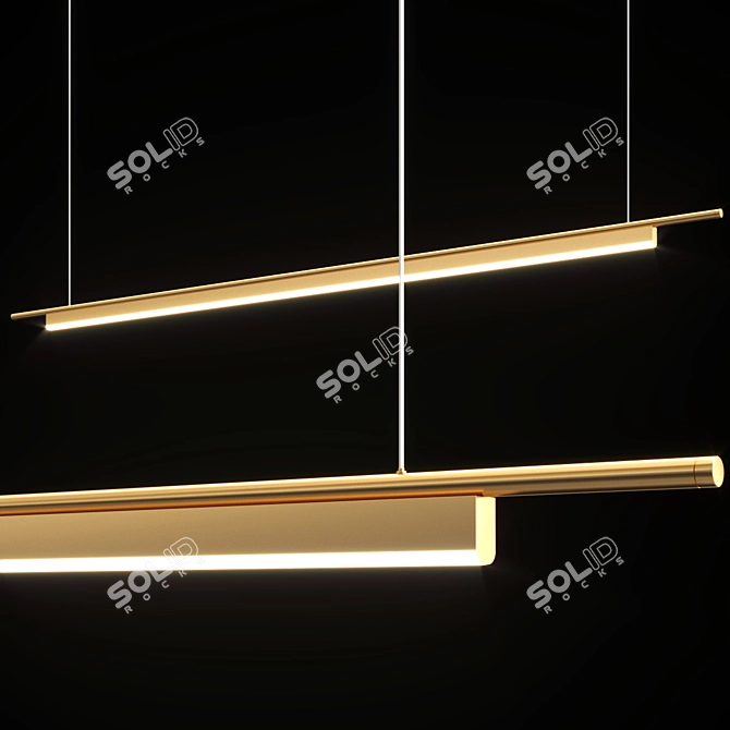 Elegant Coln Pendant Lamp 3D model image 1