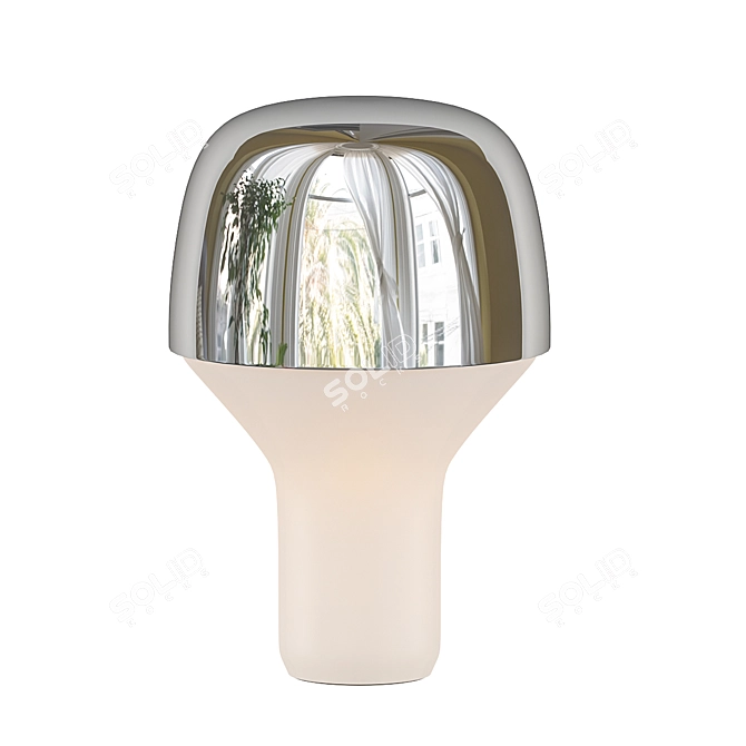 Modern Brass Table Lamp: TEO 3D model image 1