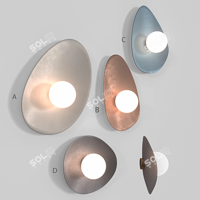 LIindis Wall Lamp: Modern & Stylish 3D model image 2