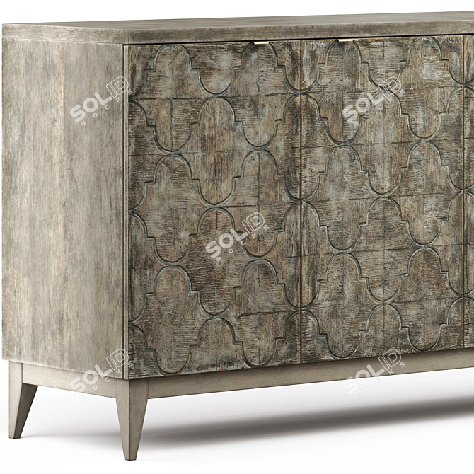 Elegant Fairfax Sideboard: Exceptional Craftsmanship, Timeless Design. 3D model image 3