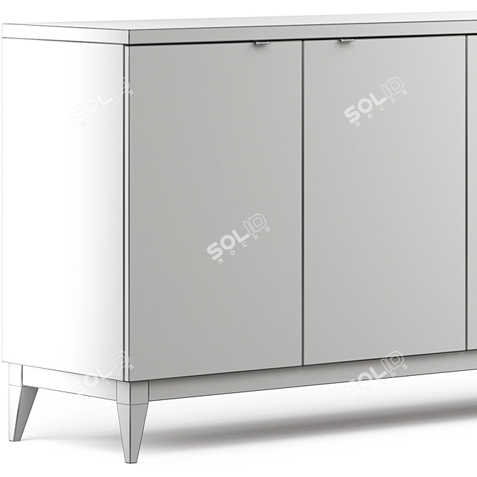 Elegant Fairfax Sideboard: Exceptional Craftsmanship, Timeless Design. 3D model image 4