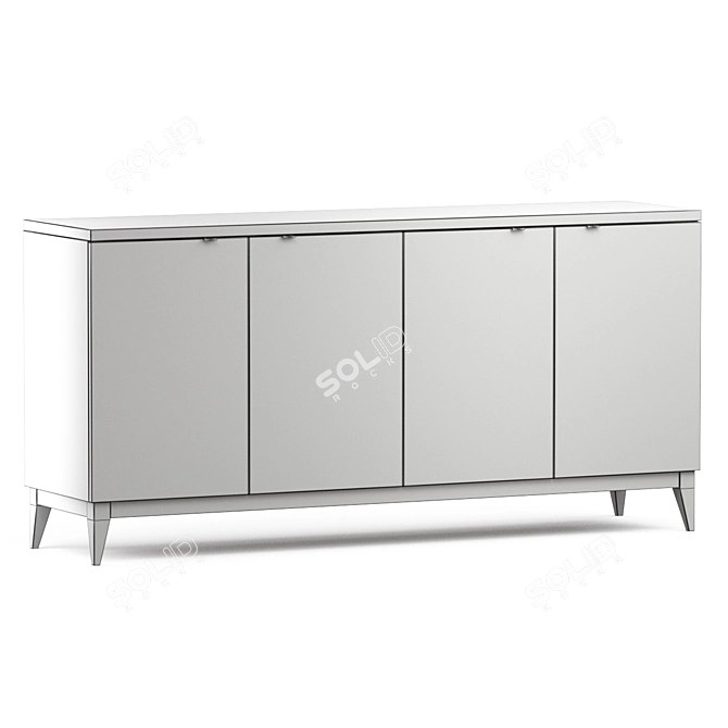 Elegant Fairfax Sideboard: Exceptional Craftsmanship, Timeless Design. 3D model image 5