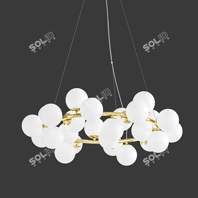 Modern DNA SP25 Pendant Light 3D model image 2