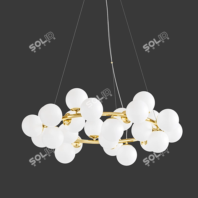 Modern DNA SP25 Pendant Light 3D model image 6