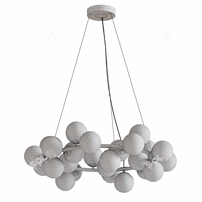 Modern DNA SP25 Pendant Light 3D model image 9