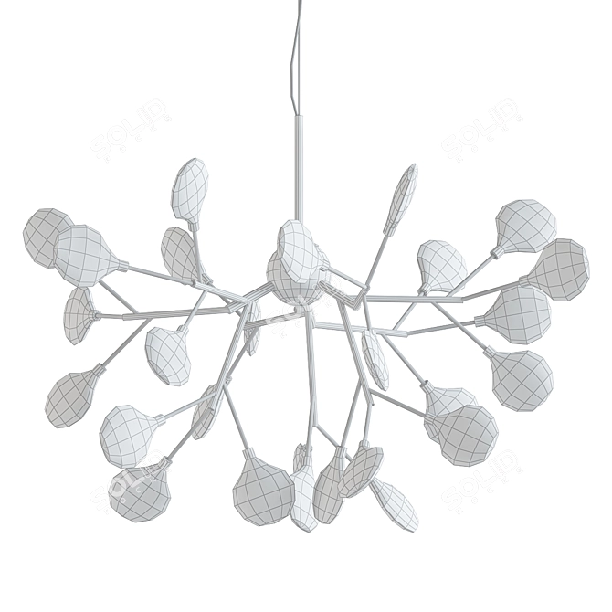 Elegant Bogates 540 Pendant Chandelier 3D model image 2