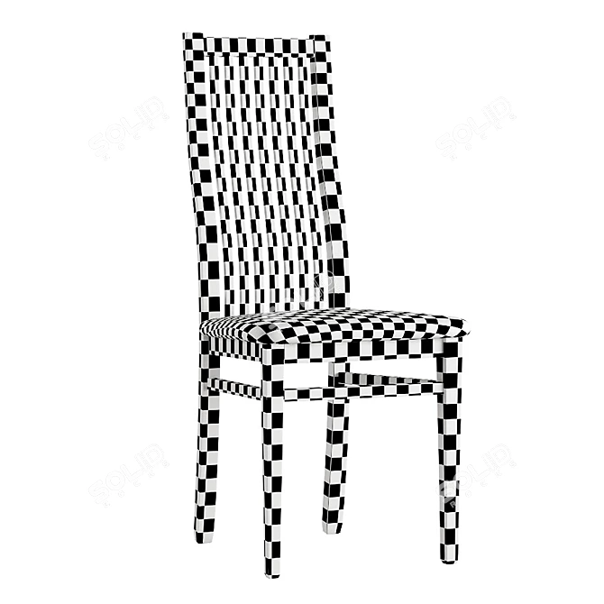 Modern Mario Chair: Stylish and Comfortable 3D model image 5
